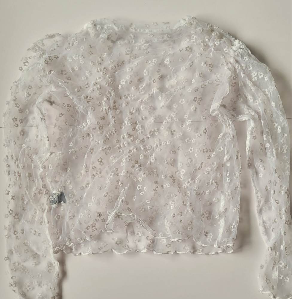Floral Mesh Long Sleeve